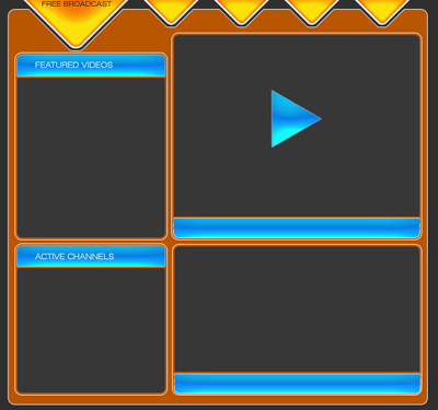 Layout for Video Broadcast Tutorial: Final Result (Click to enlarge)
