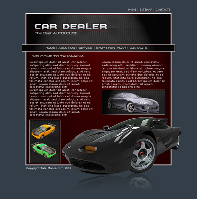 Cars and Transportation Layout Tutorial: Final Result (Click to enlarge)