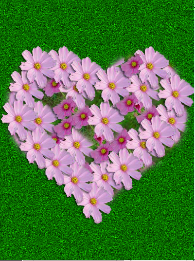 Flower Heart Tutorial: Final Result