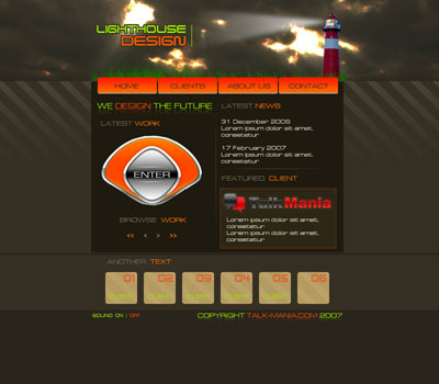 Another Portfolio Layout #3 Tutorial: Final Result (Click to enlarge)