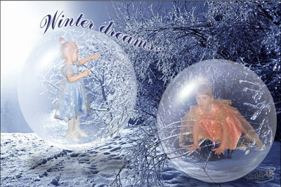 Winter Dream Tutorial: Final Result (Click to enlarge)