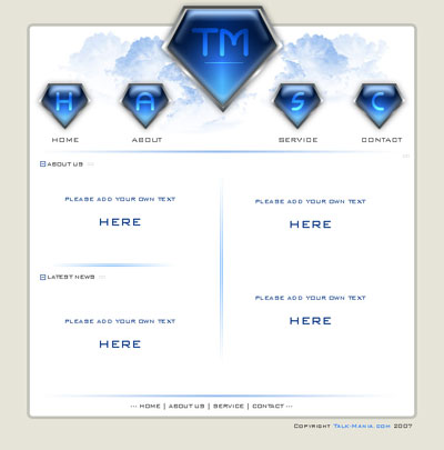 Very Clean Business Layout Tutorial: Final Result (Click to enlarge)