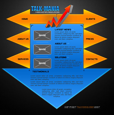 Arrow Layout Tutorial: Final Result (Click to enlarge)