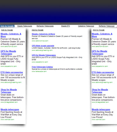 Layout for Adsense Tutorial: Final Result (Click to enlarge)