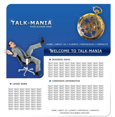 Simple Business Templates Tutorial: Final Result (Click to enlarge)