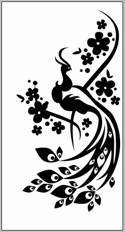 floral design clipart. A Chinese Floral Design