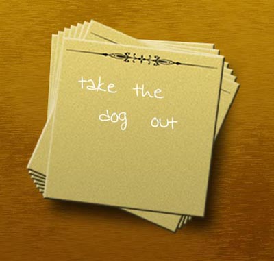 Design a pad of Post-it Notes Tutorial: Final Result