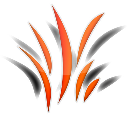 Create an Abstract Firedrop Emblem Tutorial: Final Result
