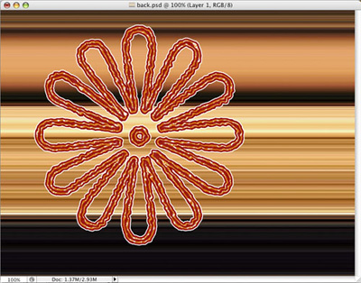 Smart Strokes in Photoshop CS3 Tutorial: Final Result
