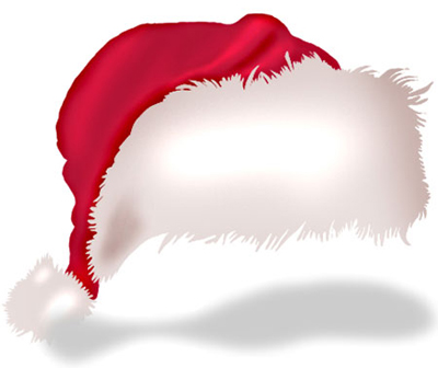 Draw Santa's Cap Tutorial: Final Result