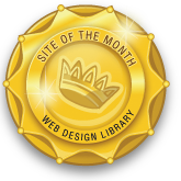 Web Design Library Site of the Month