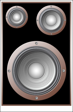 Create Realistic Speakers Tutorial: Final Result