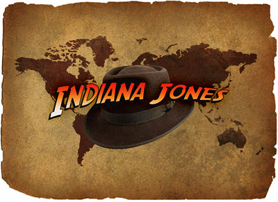 Indiana Jones Movie Logo/Text Effect Tutorial: Final Result (Click to enlarge)