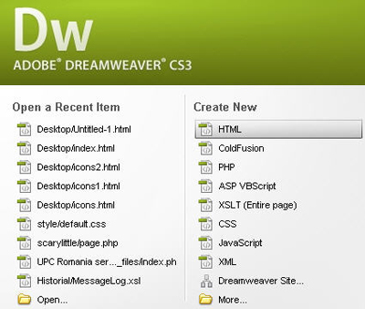 Adobe Dreamweaver CS3