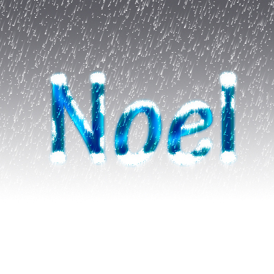 Making a Snow Text Tutorial: Final Result