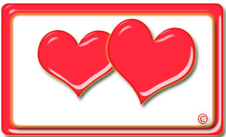 Glossy Hearts Logo Tutorial: Final Result