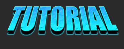 3D Water Text Tutorial: Final Result