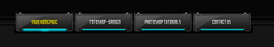 Black Sleek Navigation Bar Tutorial: Final Result (Click to enlarge)