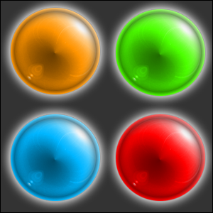 Shiny Orbs Tutorial: Final Result