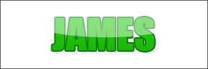 Glossy Text Tutorial: Final Result