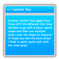 Fresh Content Box Tutorial: Final Result