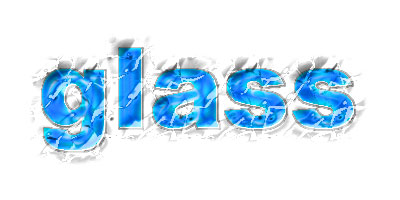 Broken Glass Text Tutorial: Final Result
