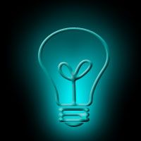 Stylish Light Bulb Tutorial: Final Result