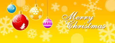 Draw Merry Christmas Illustration Tutorial: Final Result (Click to enlarge)