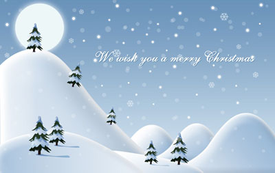 We Wish you a Merry Christmas Illustration Tutorial: Final Result (Click to enlarge)
