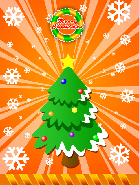 Merry Christmas Greeting Tutorial: Final Result (Click to enlarge)