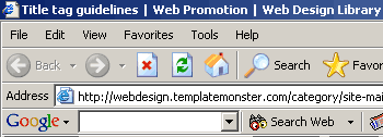 Title tag guidelines