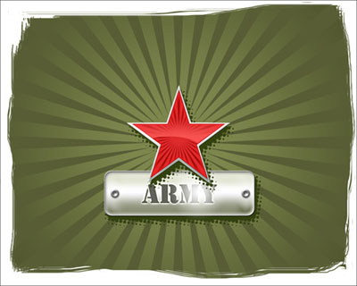 Military Wallpaper Tutorial: Final Result (Click to enlarge)