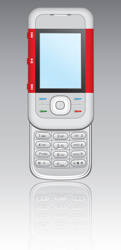 Nokia 5300 Cell Phone Interface Tutorial: Final Result (Click to enlarge)