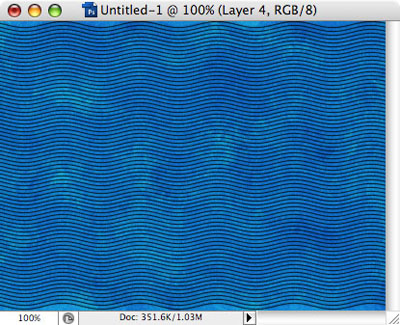 Wave Texture Background Tutorial: Final Result