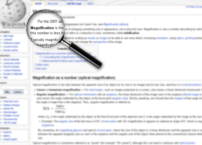Magnifying Glass Tutorial: Final Result (Click to enlarge)