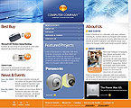 Website template example