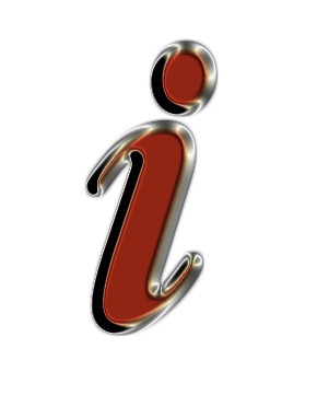 Shiny Brown Chrome Lining Letter Tutorial: Final Result