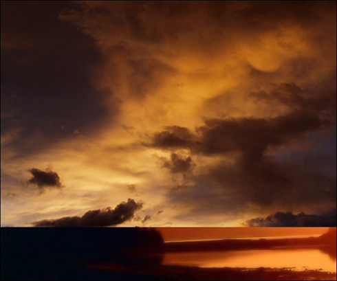 Create Orange Sky Illustration in Photoshop CS3