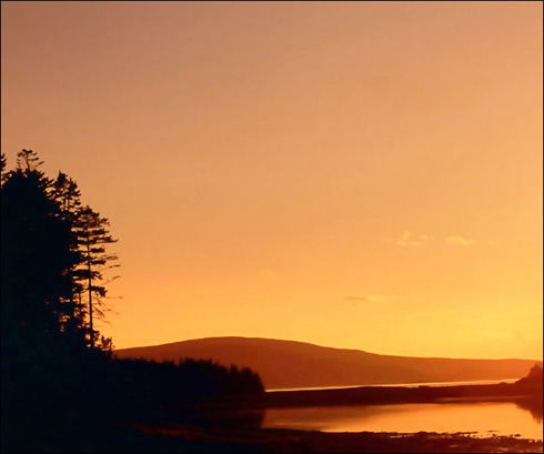 Create Orange Sky Illustration in Photoshop CS3