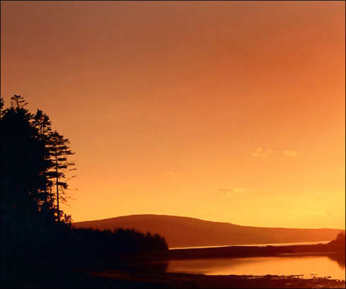 Create Orange Sky Illustration in Photoshop CS3