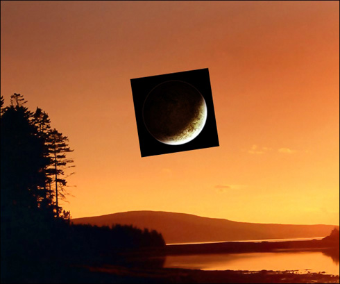 Create Orange Sky Illustration in Photoshop CS3