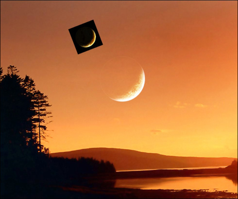 Create Orange Sky Illustration in Photoshop CS3