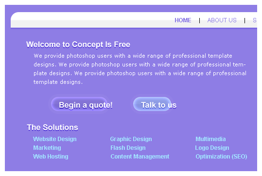 Professional Web Firm Design