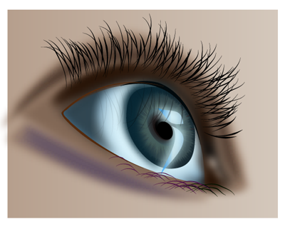 An Expressive Shining Eye Tutorial: Final Result