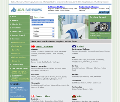 Create a Website Using Adobe Dreamweaver Tutorial: Final Result (Click to enlarge)