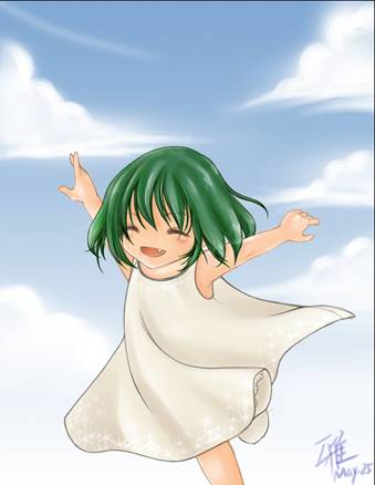 Drawing Cute Anime Kids Tutorial: Final Result