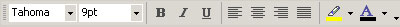 FrontPage Toolbar