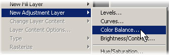 New Adjustment Layer
