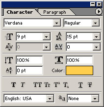 Type Panel