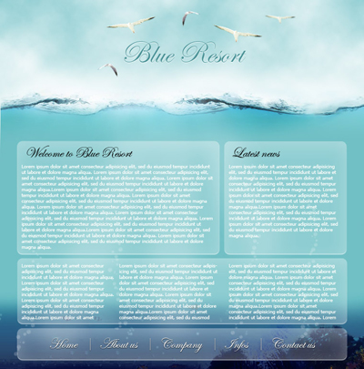 Aqua Layout Tutorial: Final Result (Click to enlarge)